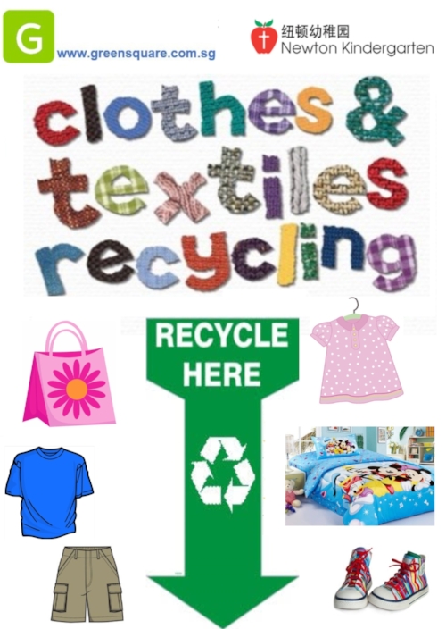 Recycling Project with K2 Students @ Newton Kindergarten